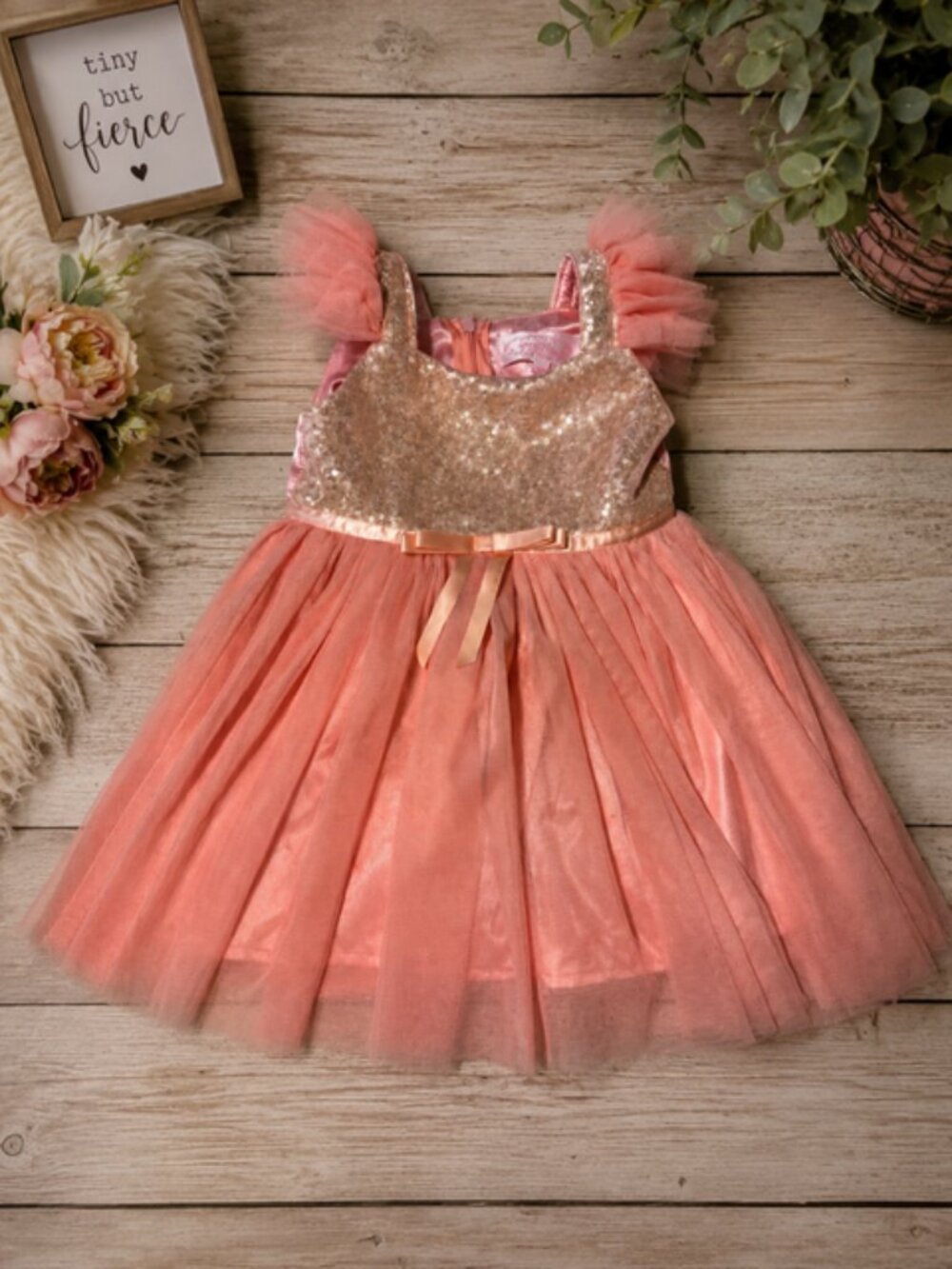 ✨ Popatu Sparkle Tulle Party Dress – Size 18 Months ✨